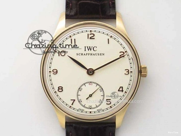 MIROTIME 0726 MoistureWicking Portuguese Real PR IW500704 ZF 1:1 Best Edition On Brown Leather Strap A52010 V 7311